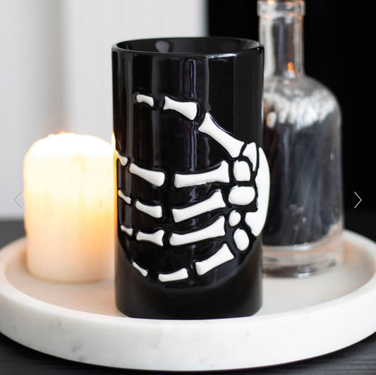 Halloween Skeleton Hand Oil Burner