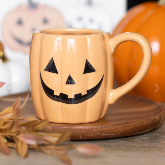 Halloween Jack-o'-Lantern Pumpkin Shaped Mug