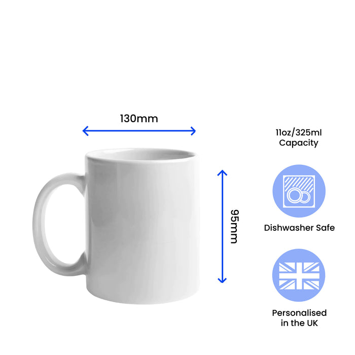 Printed Hot Drinks Mug with I love you Even with Smelly Farts Design Image 2