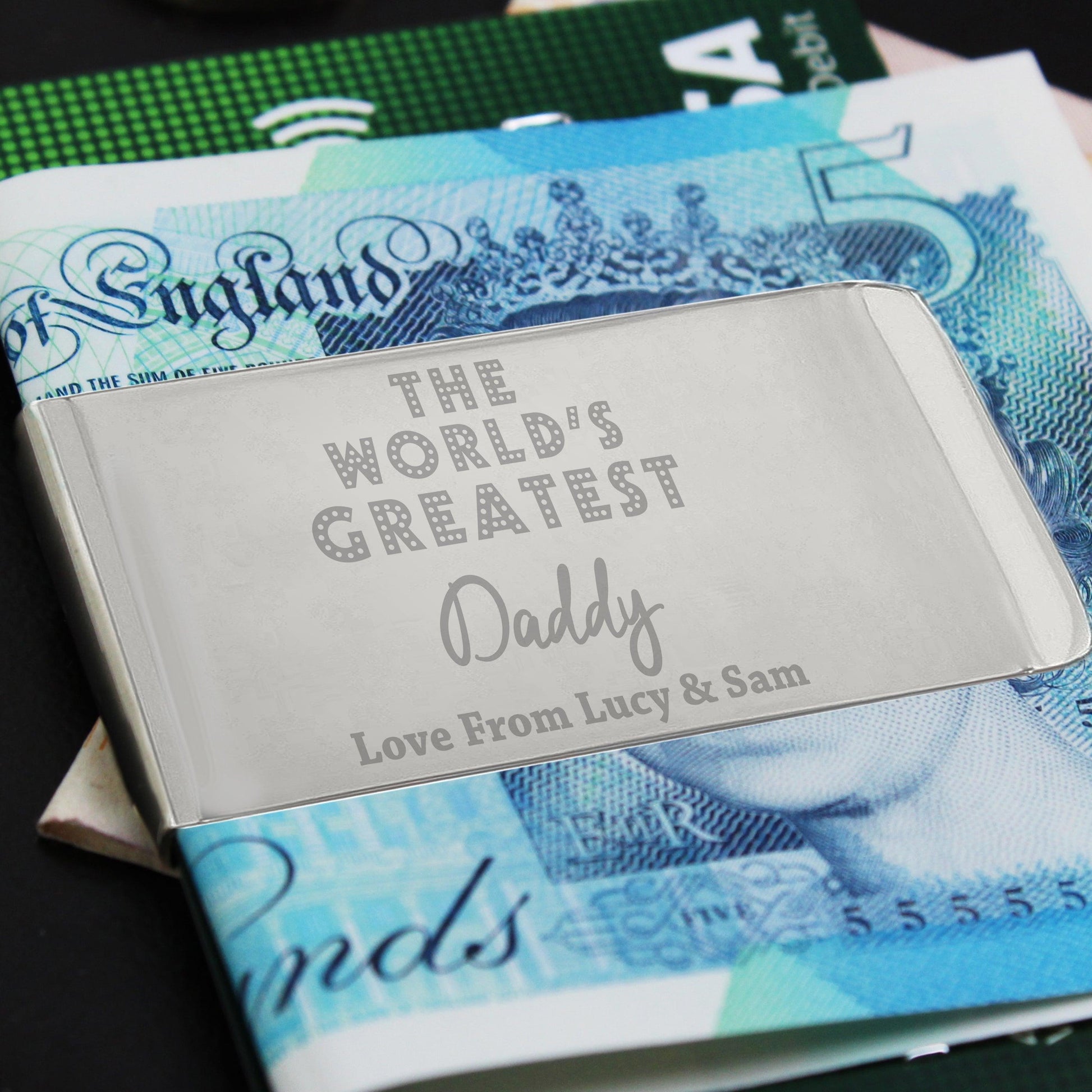 Personalised World's Greatest Money Clip - Myhappymoments.co.uk