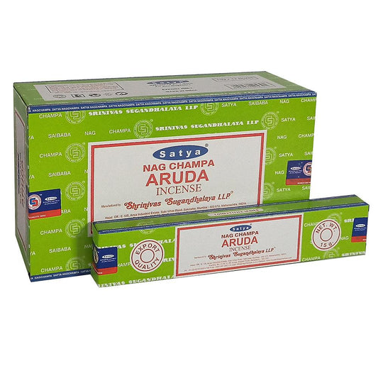 12 Packs of Aruda Incense Sticks by Satya