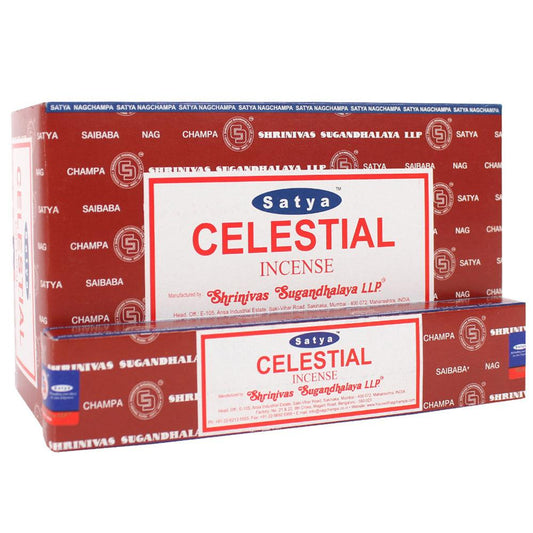 12 Packs of Celestial Incense Sticks by Satya