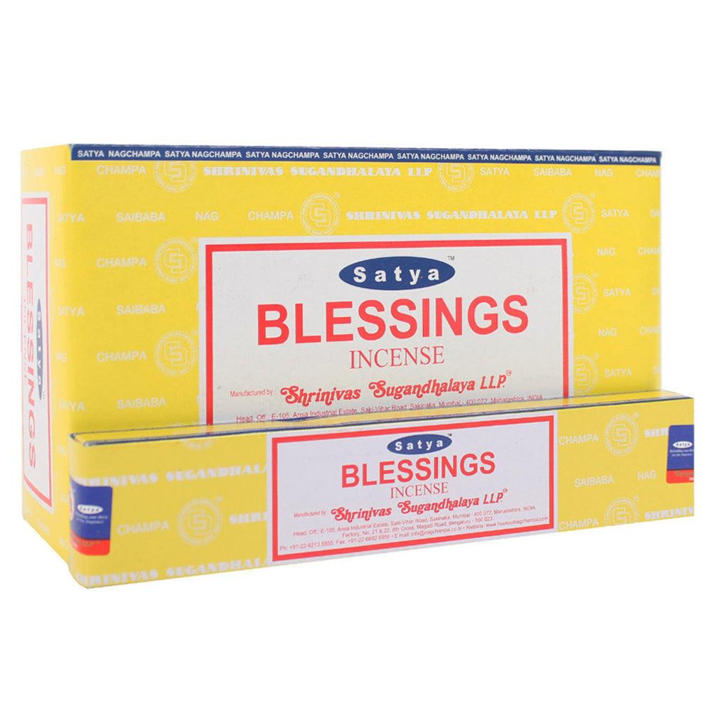 12 Packs of Blessings Incense Sticks by Satya