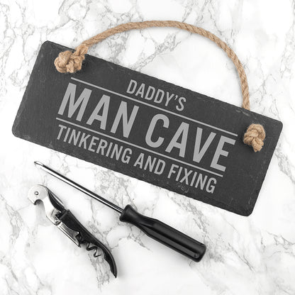 Personalised Slate Man Cave Sign