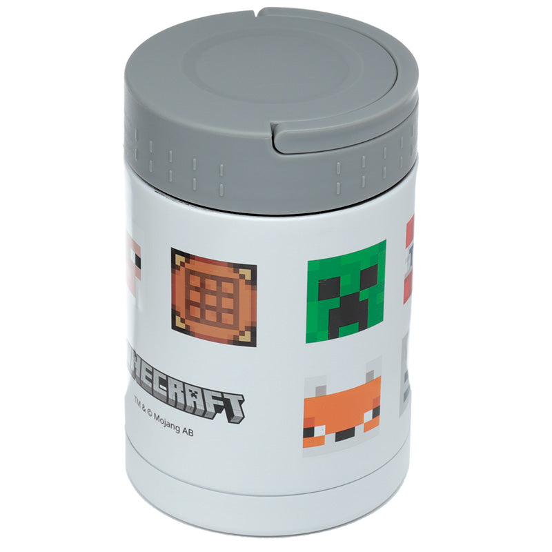 Minecraft Faces Hot & Cold Thermal Insulated Lunch Pot 500ml