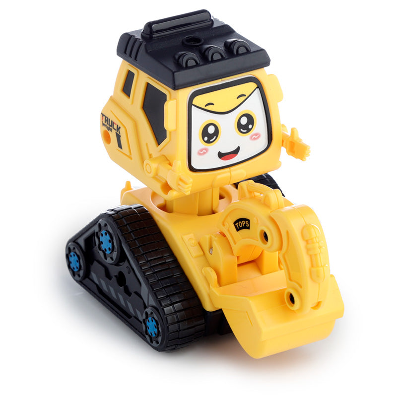 Press and Go Robot Dredge Digger Truck Action Toy