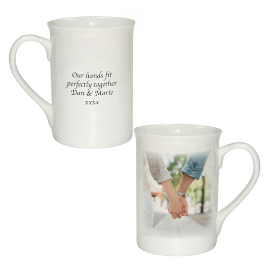 Personalised Bone China Photo Windsor Mug - Myhappymoments.co.uk