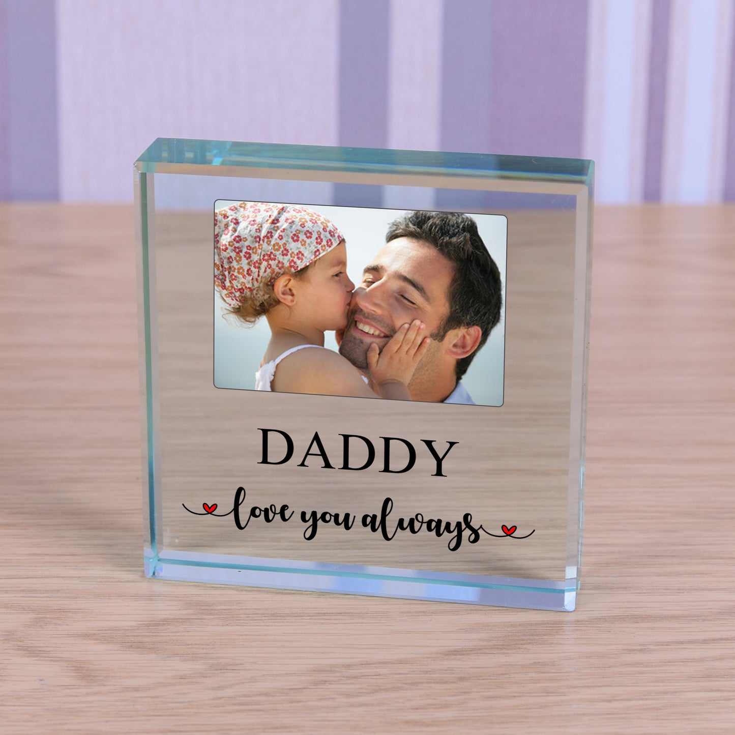 Photo Glass Token - Love You Always | Gift For Mummy | Daddy