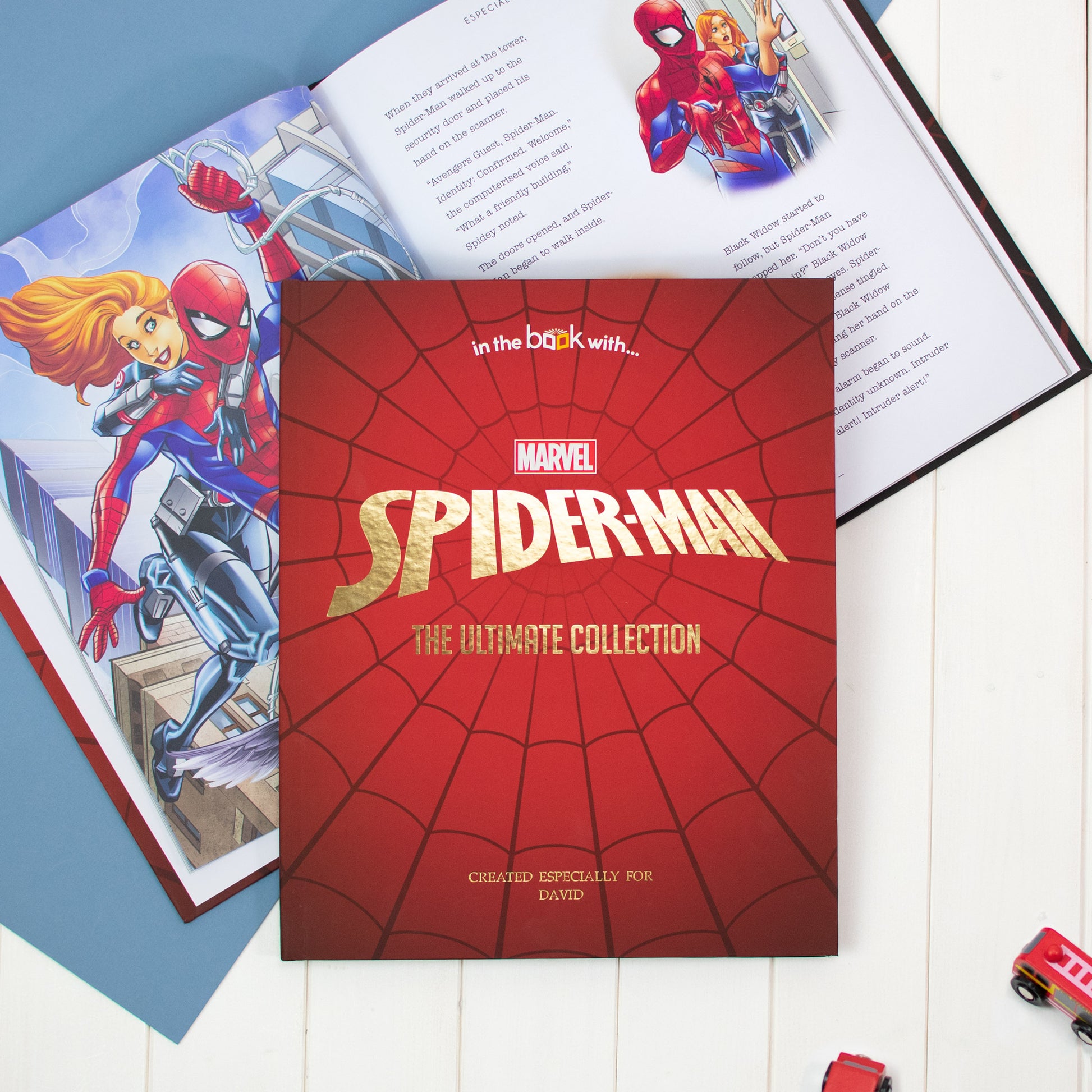 Personalised Spider-Man Collection Book from Pukkagifts.uk