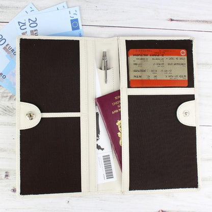 Personalised Any Message Travel Document Holder - Myhappymoments.co.uk