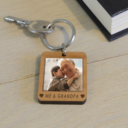 Personalised ME & Wooden Keyring