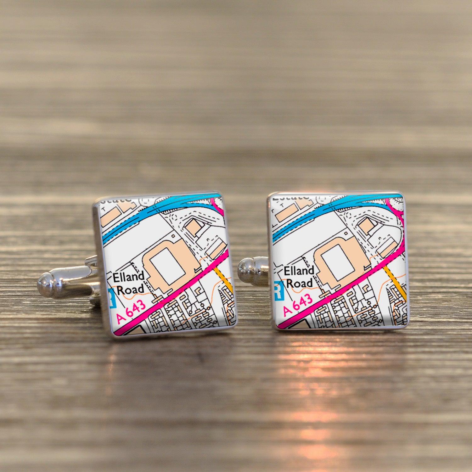 Football Stadium Map Cufflinks