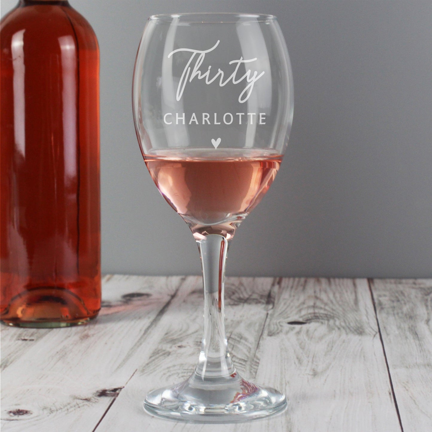 Personalised Birthday Age Wine Glass