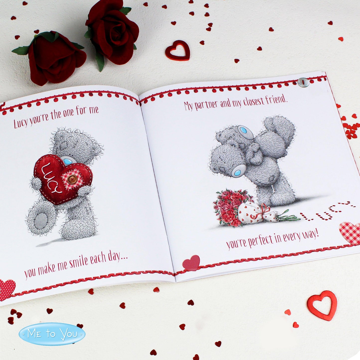 Personalised Me to You The One I Love Poem Book - Myhappymoments.co.uk