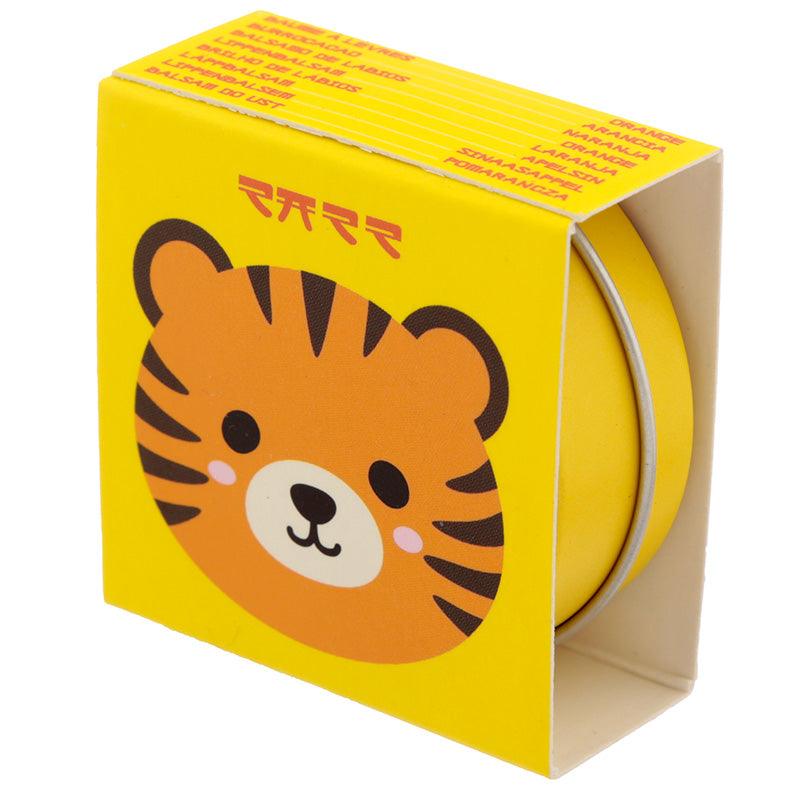 Tiger Lip Balm in a Tin - Orange