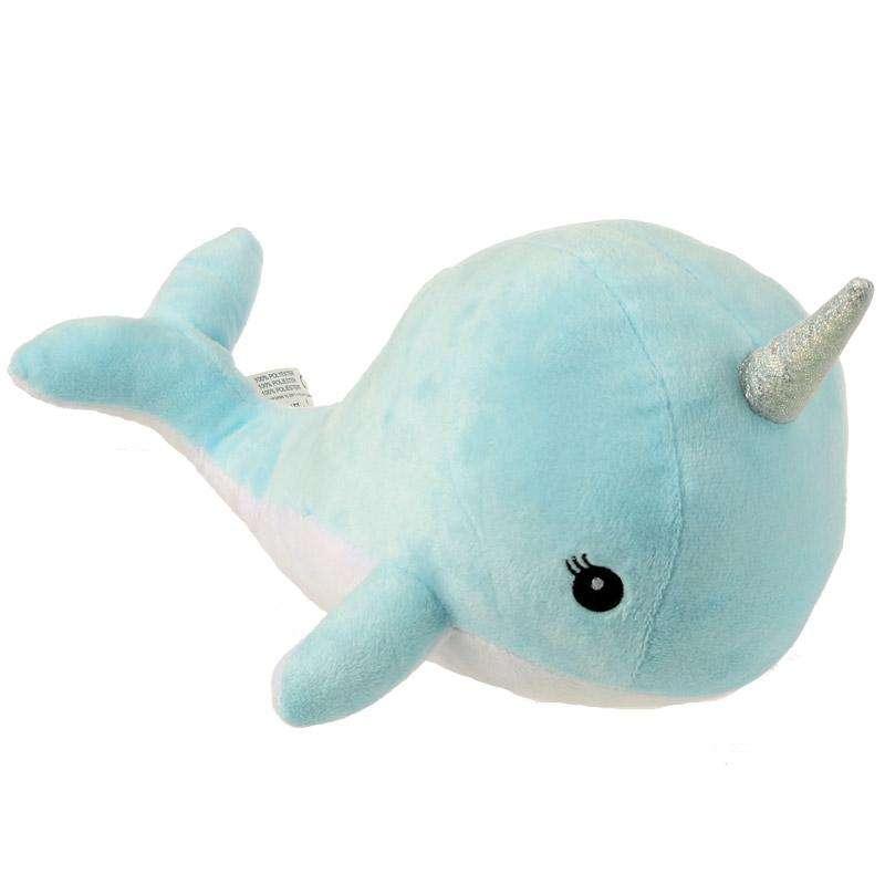 Plush Kawaii Narwhal Cushion - Myhappymoments.co.uk