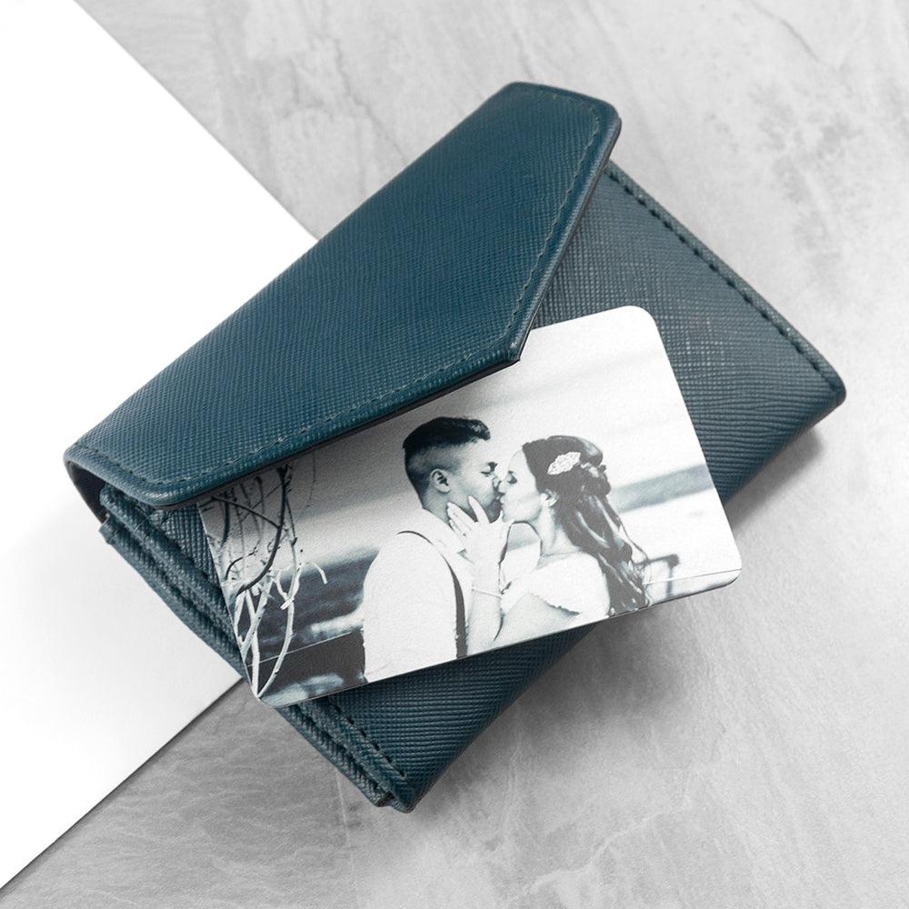 Personalised Favourite Memory Metal Wallet Insert