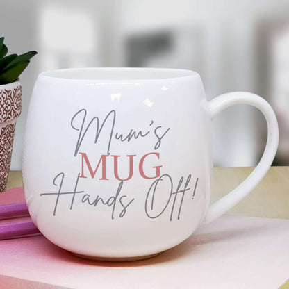 Personalised Hands Off Mug