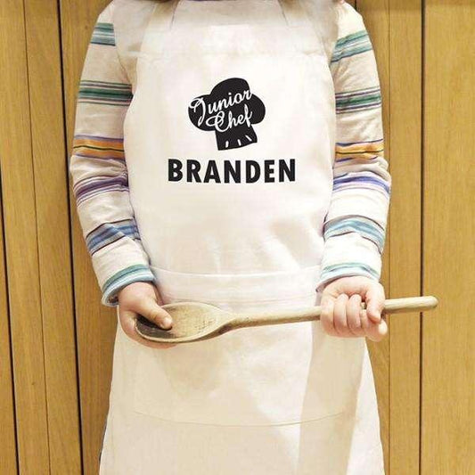 Personalised Children's Junior Chef Apron - Myhappymoments.co.uk