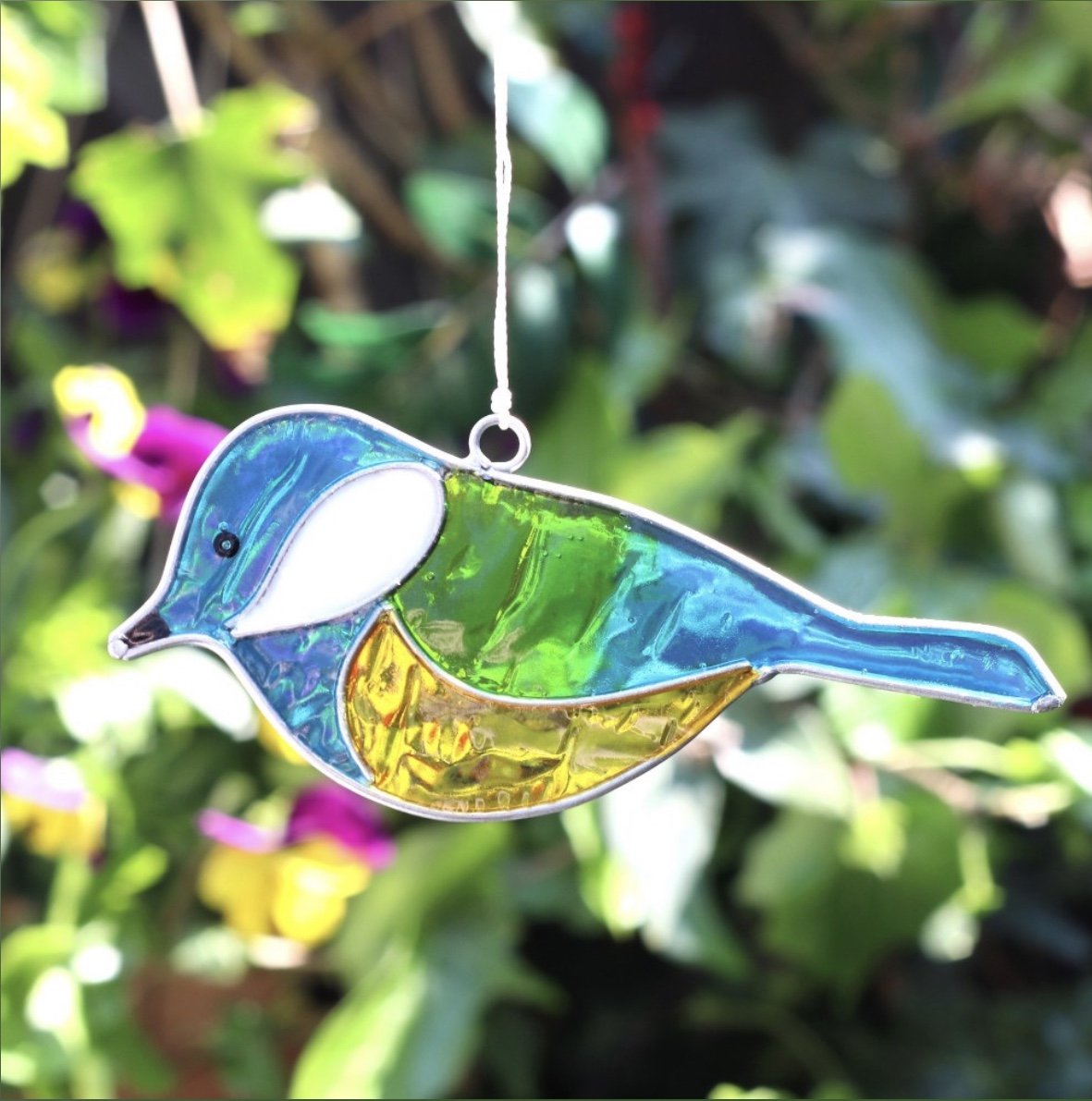 Blue Tit Bird Suncatcher