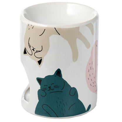 Cat's Life Printed Ceramic Oil Burner