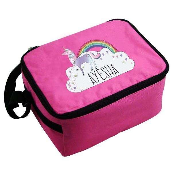 Personalised Unicorn Lunch Bag - Myhappymoments.co.uk