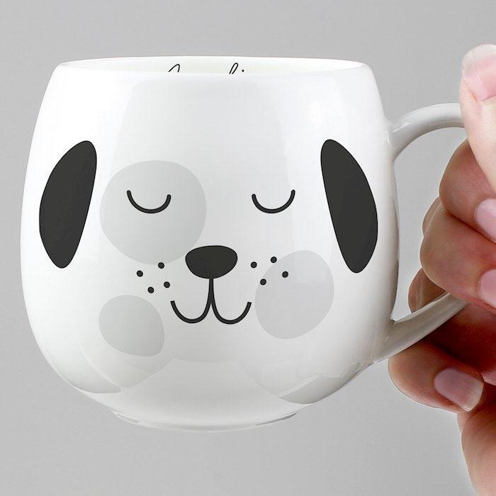 Personalised Cute Dog Shape Mug