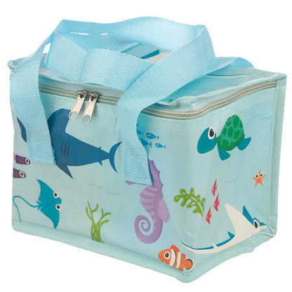 Woven Sealife Cool Insulated Lunch Bag - Myhappymoments.co.uk