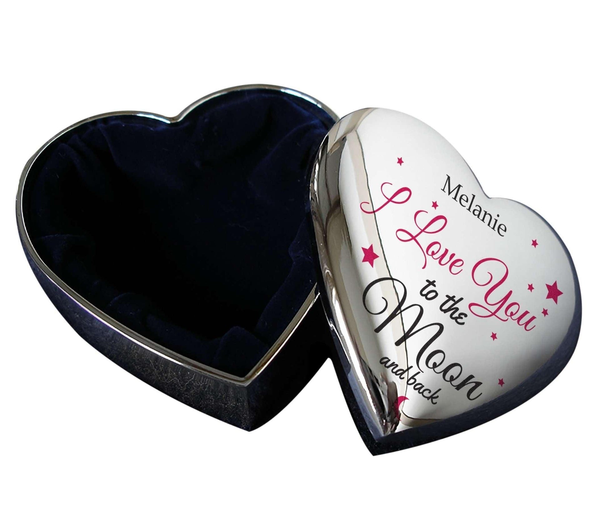 Personalised To The Moon And Back Trinket Box - Myhappymoments.co.uk