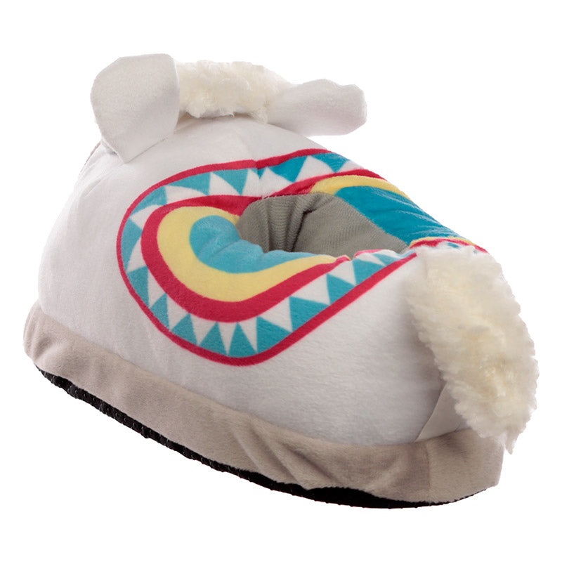 Plush Llama Slippers Unisex One Size - Myhappymoments.co.uk