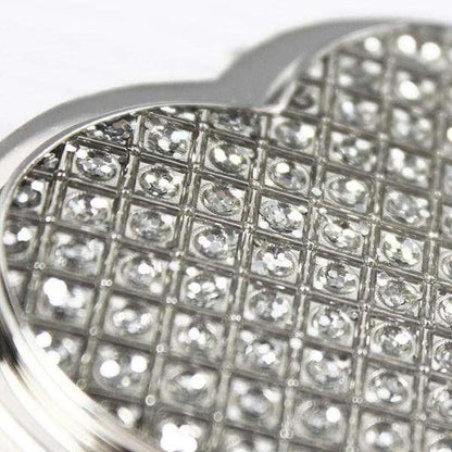 Personalised Diamante Heart Compact Mirror - Myhappymoments.co.uk