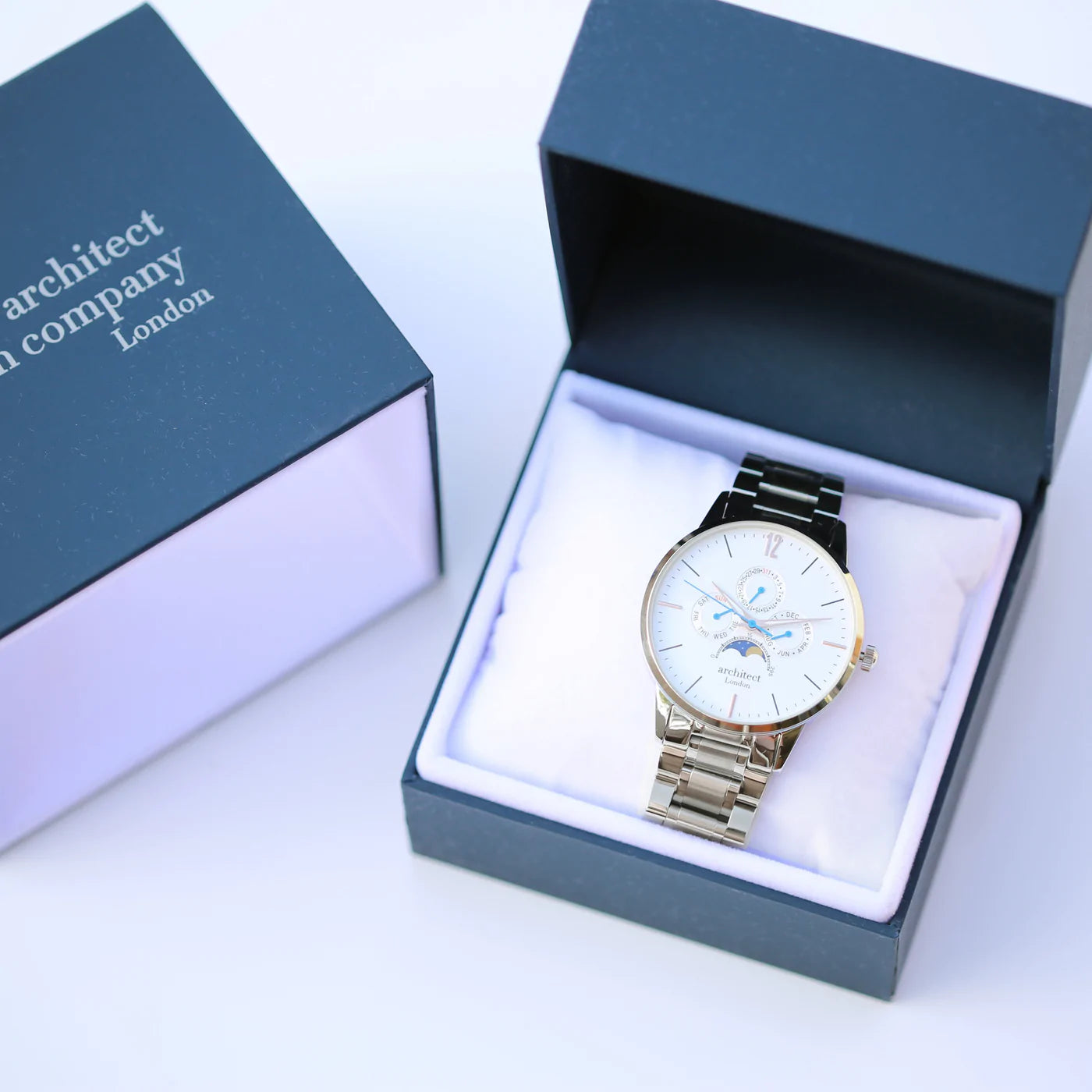 Personalised Men's Architect Apollo White Watch