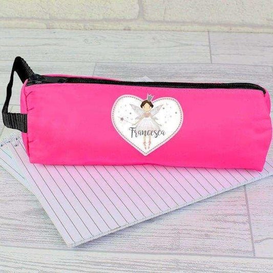 Personalised Fairy Princess Pink Pencil Case - Myhappymoments.co.uk