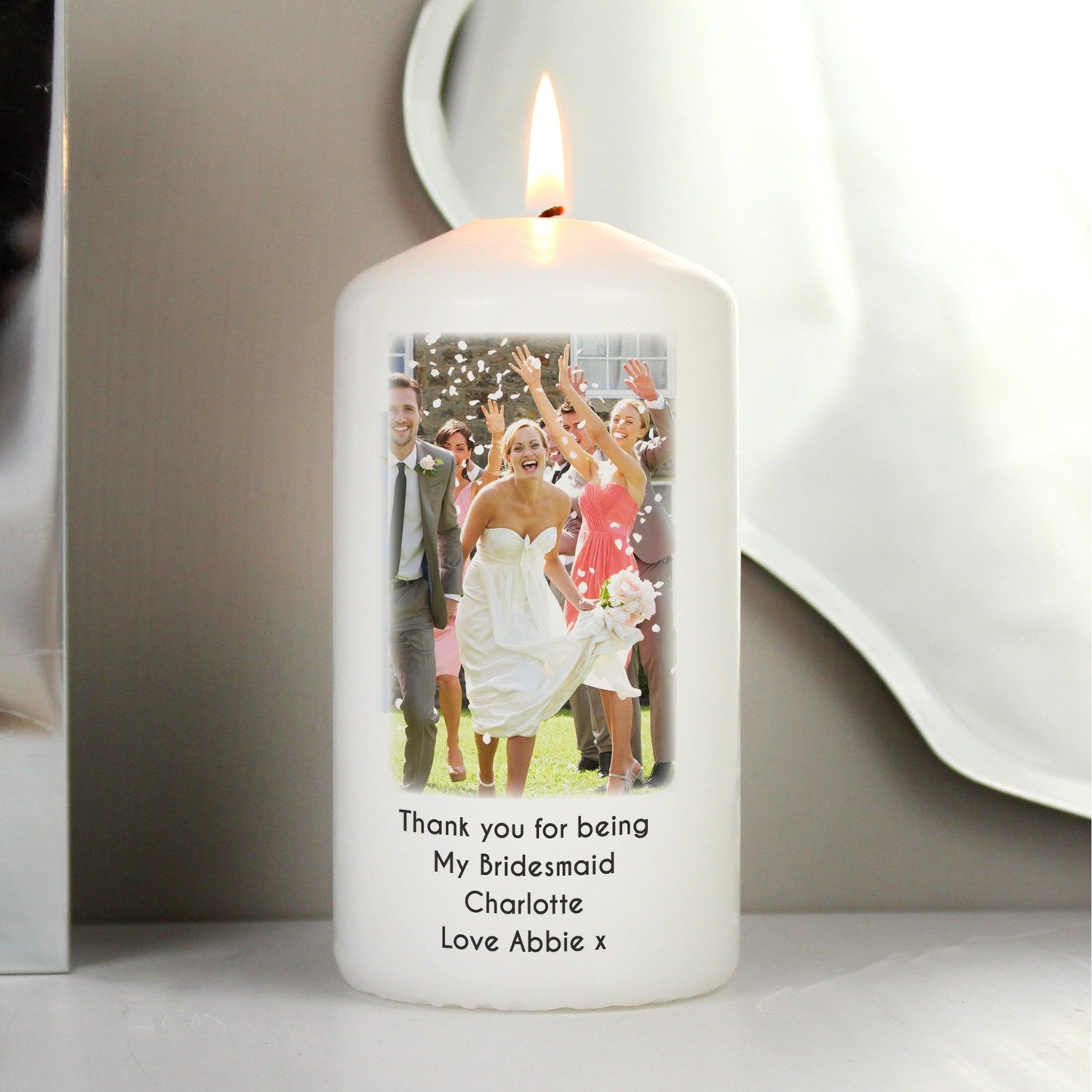 Personalised Photo Candle