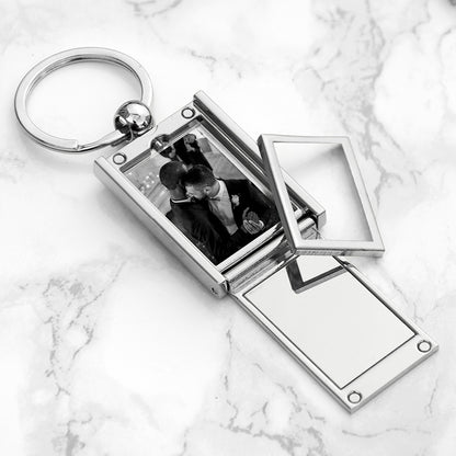 Personalised I Love You Photo Frame Keyring