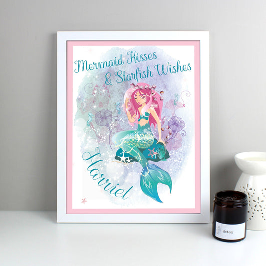 Personalised Mermaid Wall Art