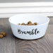 Personalised Name Plastic Cat Bowl