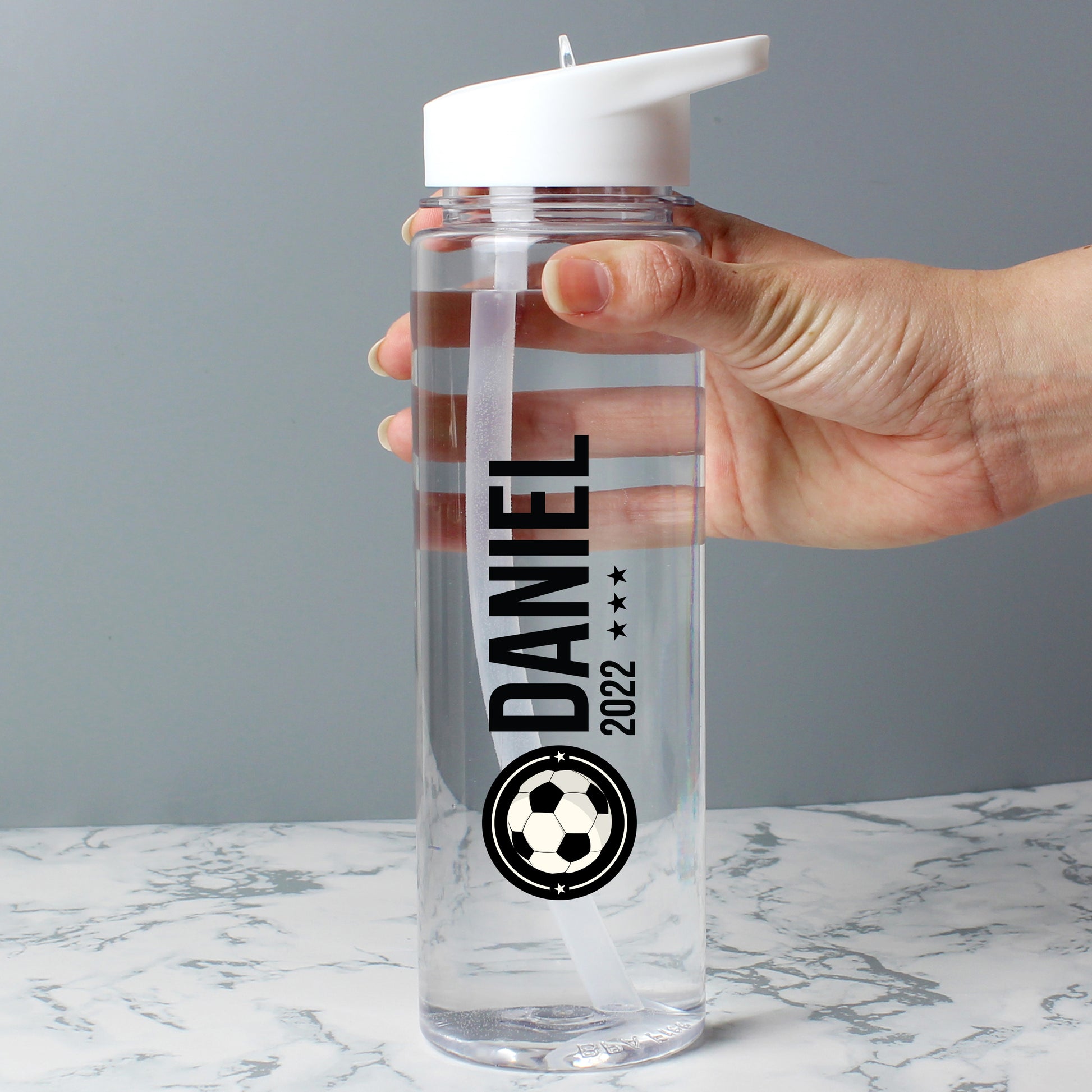 Personalised Football Water Bottle