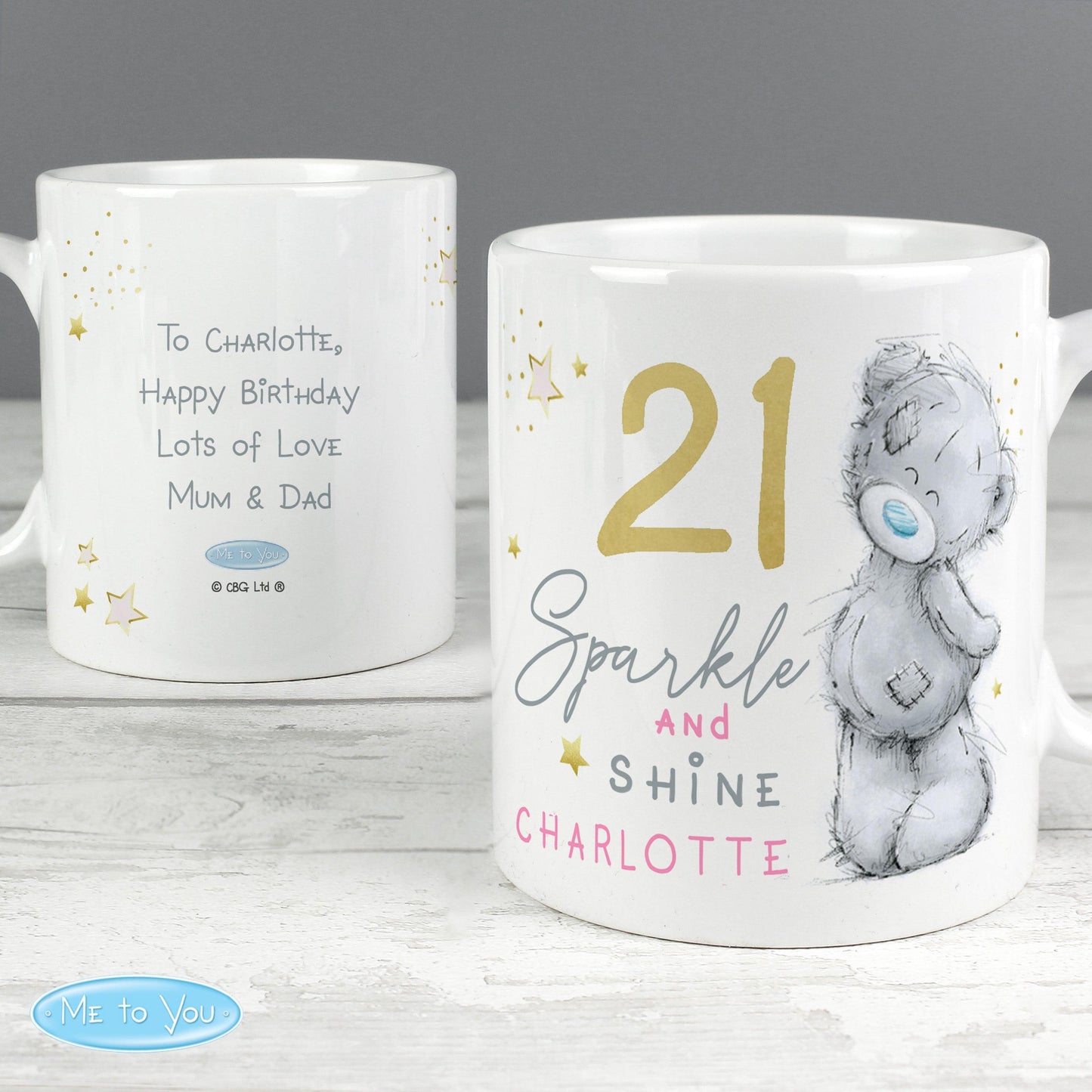 Personalised Me To You Birthday Mug