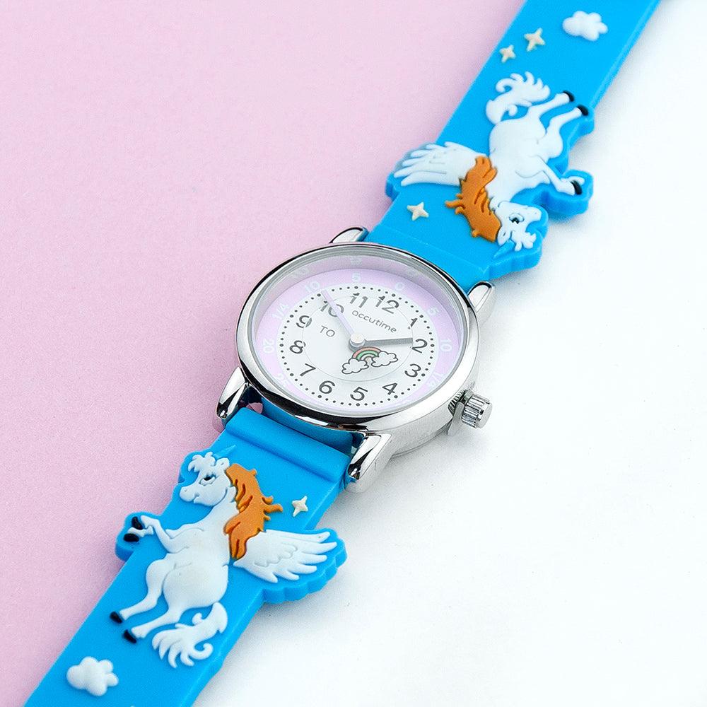 Kids Personalised Rainbow Unicorn Watch