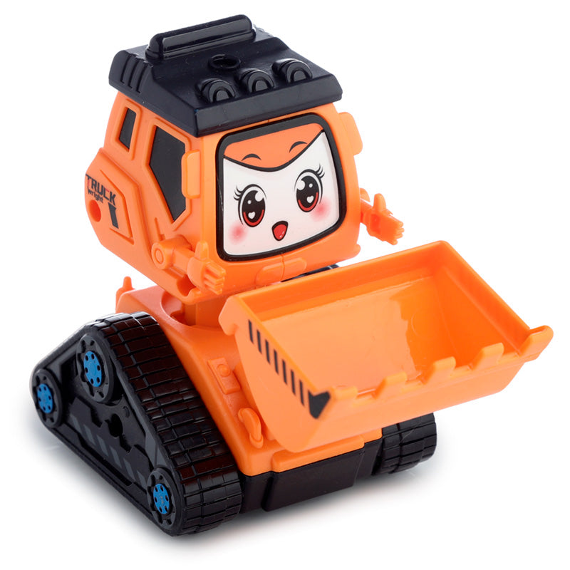 Press and Go Robot Dredge Digger Truck Action Toy