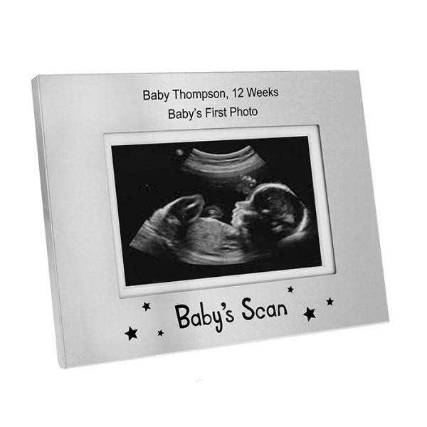 Personalised Baby Scan Photo Frame - Myhappymoments.co.uk