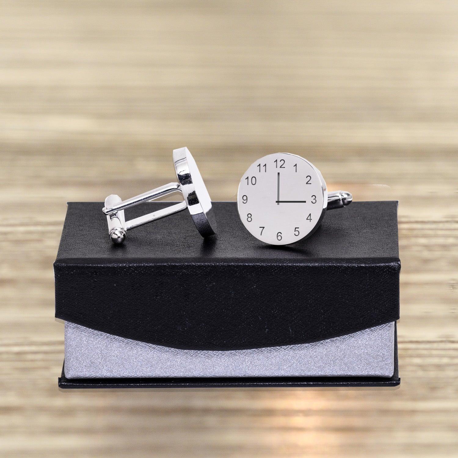 Personalised Meet Me At The Altar Wedding Cufflinks - Myhappymoments.co.uk