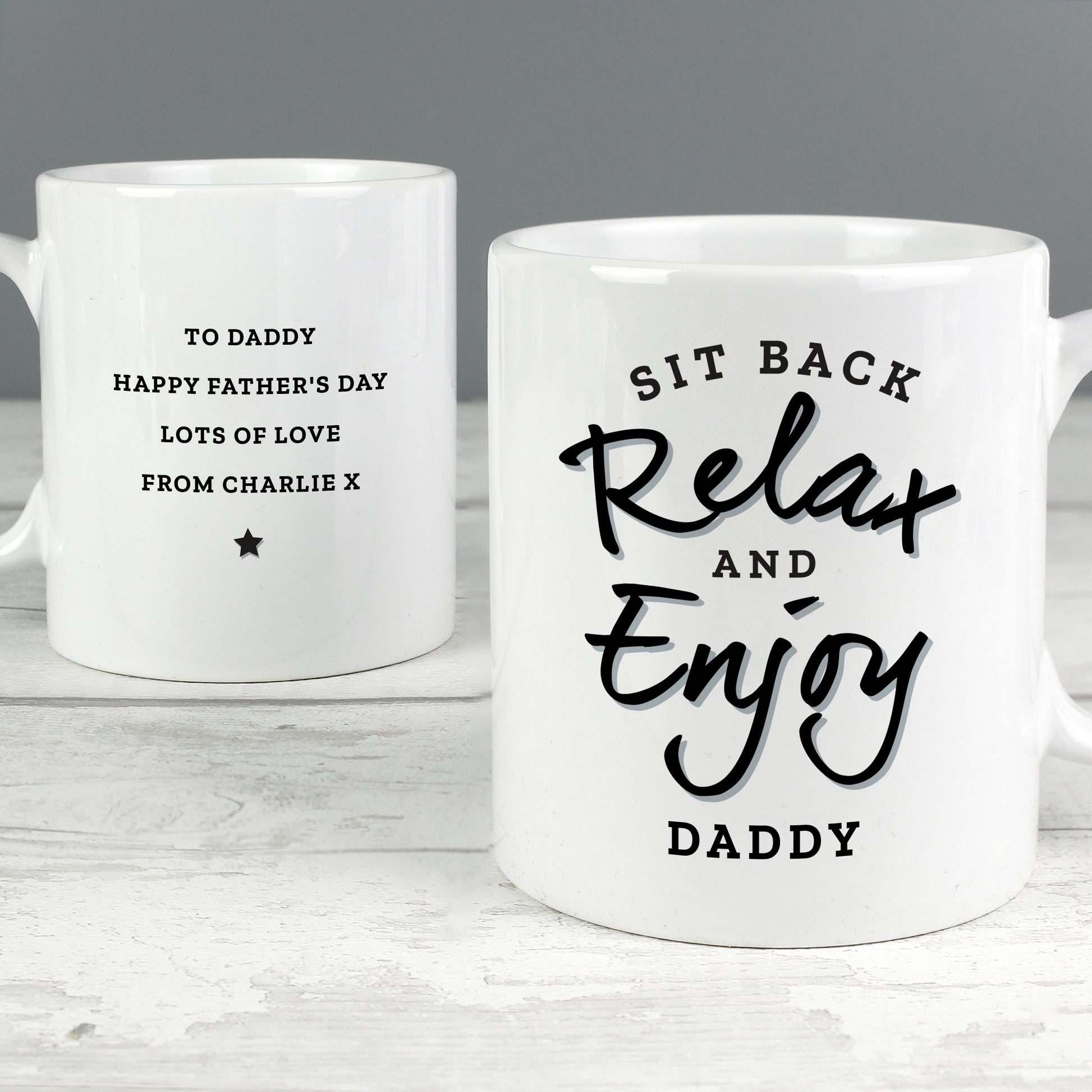 Pesonalised Sit Back & Relax Mug