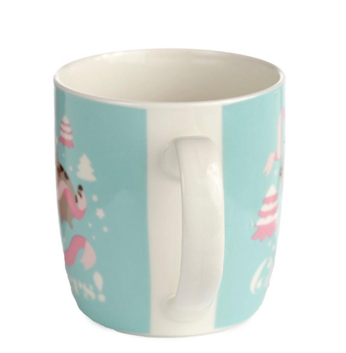 Christmas Pusheen the Cat Porcelain Mug