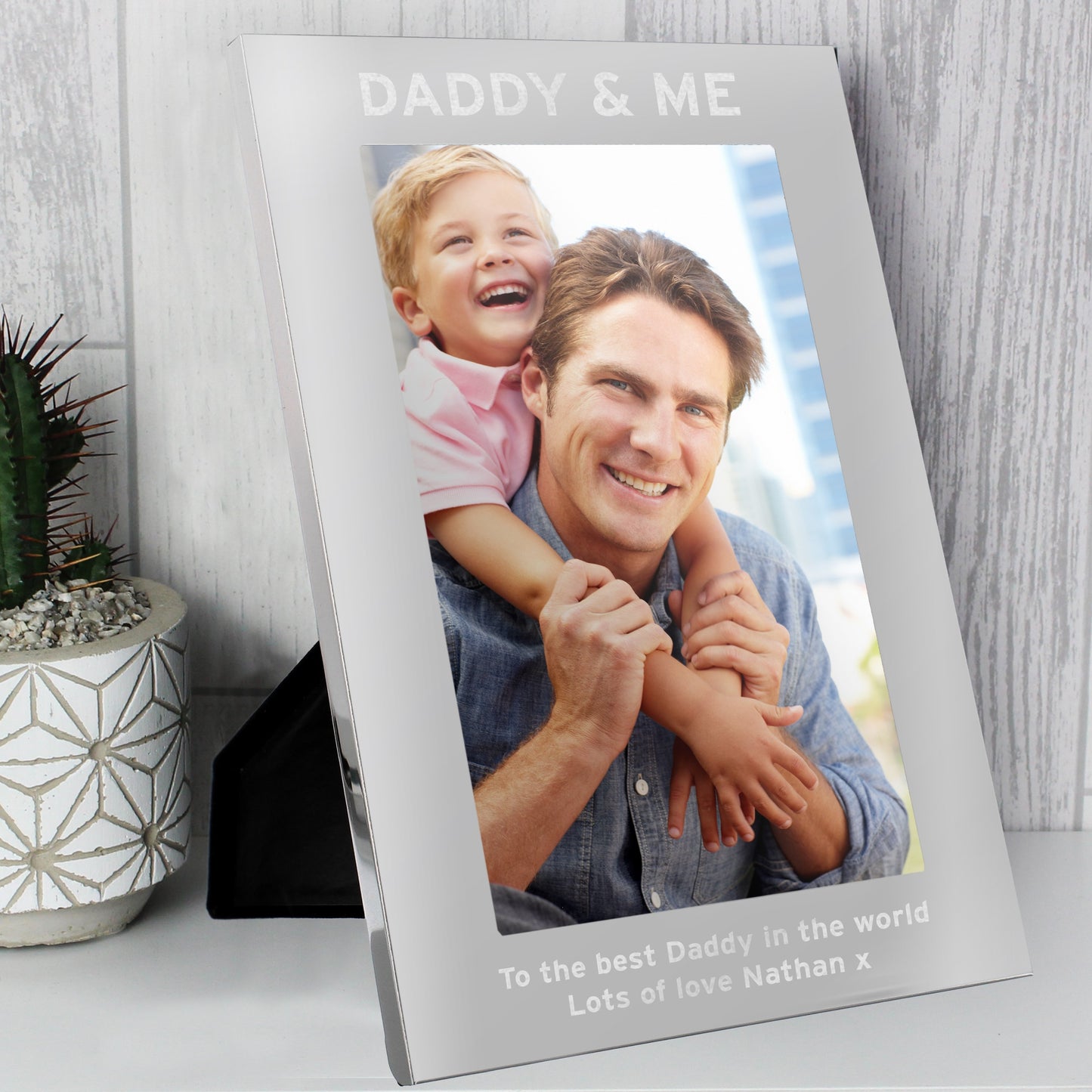 Personalised & Me Silver Photo Frame 7x5