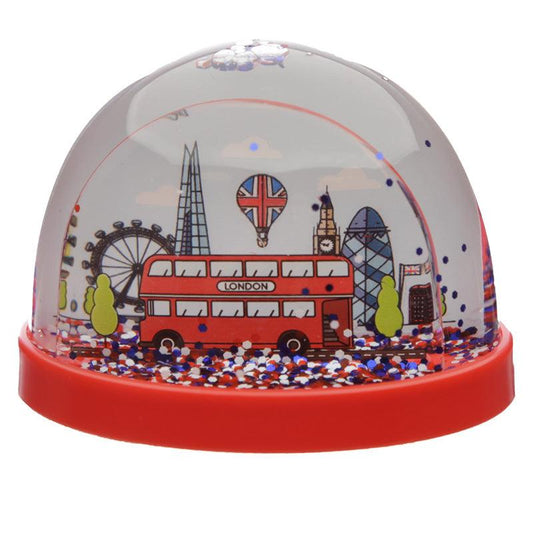 London Icons Medium Glitter Snow Storm Globe