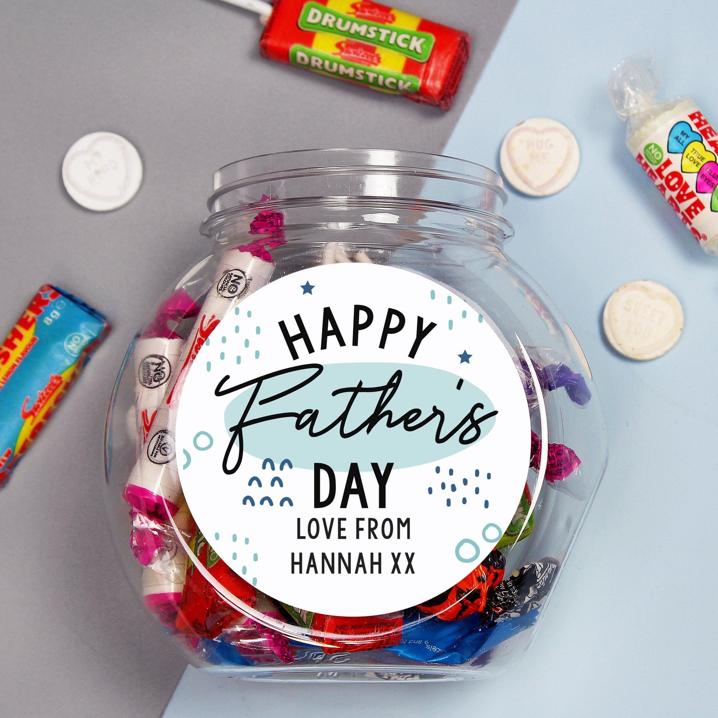 Personalised Happy Father's Day Sweet Jar