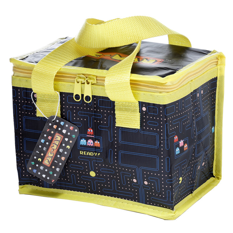 Recycled Plastic Bottle RPET Reusable Cool Lunch Bag - Pac-Man Ready