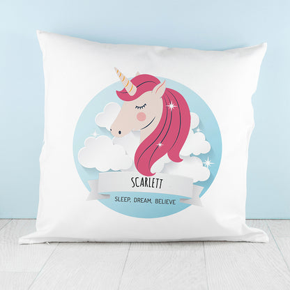 Personalised Unicorn Sweet Dreams Cushion Cover - Myhappymoments.co.uk